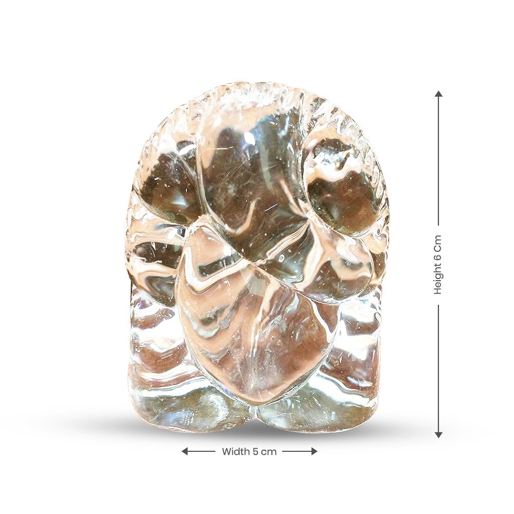 Glass Ganesha Statue – Divine Decor & Auspicious Gift thumbnail 3